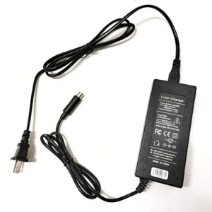 [verified fit] 36/42 volt fast charger for ninebot by segway scooter es1l es2 es3 es4 es1ld, max, d40x e22 e25 e45, f20a f25 f30 f40 f40a and hiboy s2r (7.5 ft long cord)