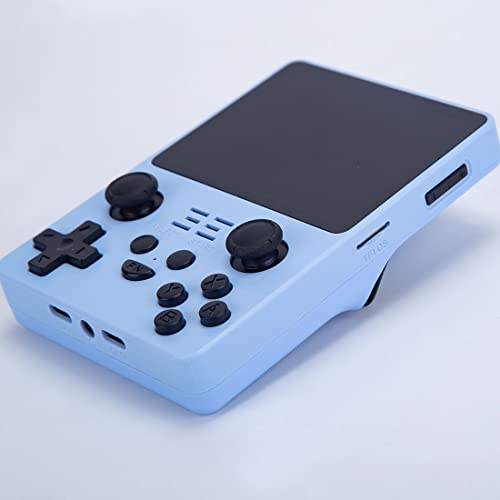 Powkiddy RGB20S Handheld Retro Game Console with Built-in Games (64G 15000 Games Blue)