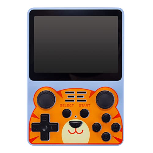 Powkiddy RGB20S Handheld Retro Game Console with Built-in Games (64G 15000 Games Blue)