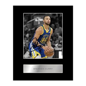 stephen curry pre printed signature signed mounted photo display #22 printed autograph picture