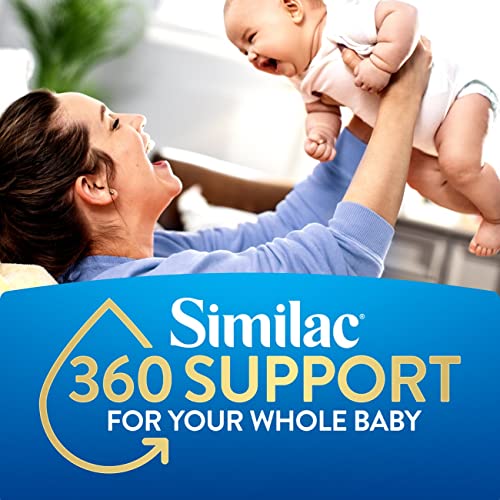 Similac 360 Total Care Infant Formula with 5 HMO Prebiotics, Our Closest Formula to Breast Milk, Non-GMO, Baby Formula Powder, 20.6-oz Tub