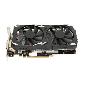 graphics card, rx 580 8gb gddr5 256bit graphics card support 8k 16 pci express 3.0, pc gaming graphics card with dual fans