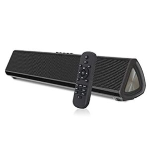 BS.Neytuel Soundbar for TV with Bluetooth Speakers for TV Home Theater Audio Surround Sound System Small Sound Bar with Subwoofer for TV PC Projectors Tablets,Remote Control