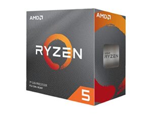 amd ryzen 5 3600 6-core, 12-thread unlocked desktop processor with wraith spire cooler