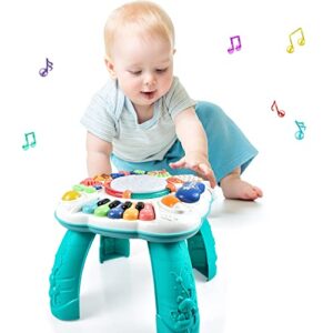 Dahuniu Baby Toys 6 to 12 Months, Activity Table for 1 2 3 Years Old (Size: 11.8 x 11.8 x 12.2 inches)