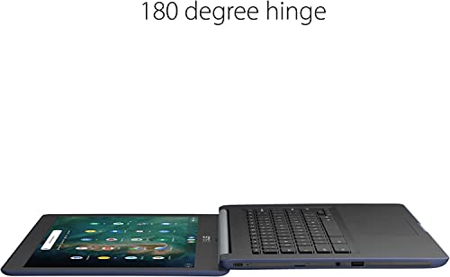 Newest ASUS 14" Rugged & Spill Resistant Chromebook, Education Edition, Military-STD Durability, Intel N3350, 4G RAM, 64G Space(32G eMMC+32G Card), WiFi, Bluetooth, Webcam, DarkBlue, Chrome OS, JVQ MP