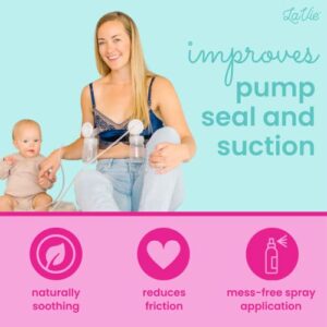 LaVie™ Organic Pumping Spray, Pump Spray Breastfeeding, Breast Pumping Oil, Nipple Spray Pumping, Breast Pump Spray, Lubricant for Breast Shields and Flanges, Prevents Sore Nipples - 2 Oz