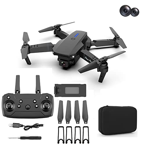 Drones with Camera for Adults Kids 8-12, Small Mini 4K Drone With Dual 1080P HD, Foldable FPV Wifi GPS Drones for Beginners, Remote Control RC Toys Gifts for Boys Girls