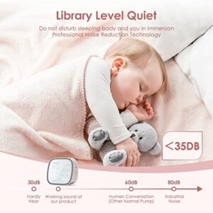 Breast Pump, BabyKing Electric Breast Pump with 3 Modes & 15 Levels, Pain Free Strong Suction Power Touch Panel High Definition Display, Ultra-Quiet Rechargeable for Travel & Home