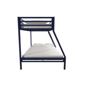 DHP Mainstays Premium Twin Over Full Metal Bunk Bed in Blue