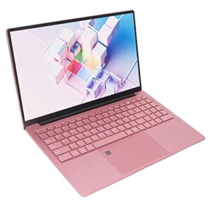 ciciglow pink 1920x1080 laptop, quad core 2.9ghz hd gaming laptop, fast bootup and data transfer, long battery life, 6000mah battery(16+512g)