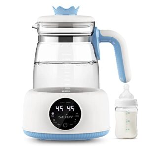 sejoy baby formula kettle warm water dispenser for making formula bottle within 20s, traditional baby bottle warmer replacement, accurate temperature control, boil-dry protection, 72h keep warm, 1.2l
