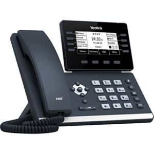 Yealink SIP-T53W IP Phone - Corded - Corded/Cordless - Wi-Fi, Bluetooth - Wall Mountable, Desktop - Classic Gray