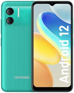 doogee android phone 2023, x98 pro 9gb+64gb android 12 cell phones, helio g25 octa core, dual 4g phones unlocked, 6.5" fhd+ display smartphone, 4200mah, face id, t-mobile, us version