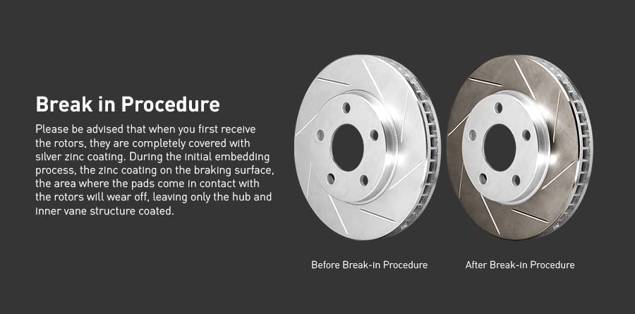 R1 Concepts Front Brakes and Rotors Kit |Front Brake Pads| Brake Rotors and Pads| Super Duty Brake Pads and Rotors| Hardware Kit|fits 1983-1994 Ford Aerostar, Ranger; Mazda B2300, B3000, B4000