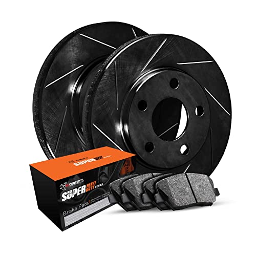 R1 Concepts Front Brakes and Rotors Kit |Front Brake Pads| Brake Rotors and Pads| Super Duty Brake Pads and Rotors|fits 2012-2022 Ford F-250 Super Duty, F-350 Super Duty