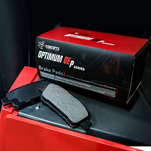 R1 Concepts Front Brakes and Rotors Kit |Front Brake Pads| Brake Rotors and Pads| Optimum OEp Brake Pads and Rotors| Hardware Kit WGUH1-42015