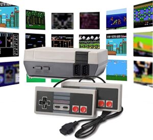retro game console – classic mini retro game system built-in 620 games and 2 controllers, 8-bit video game system with classic games, old-school gaming system for adults and kids