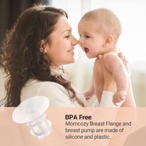 Momcozy Flange Insert 19mm Compatible with S9/S12 Series Wearable Breastpump, Wearable Breast Pump Shield/Flange Insert, Pump S9/S12 Parts Replace (19mm)