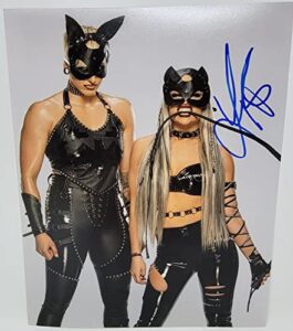 liv morgan signed 8x10 photo wwe superstar diva wrestlemania catwoman