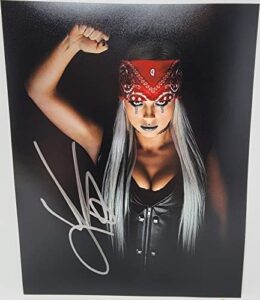 liv morgan signed 8x10 photo wwe superstar diva undertaker