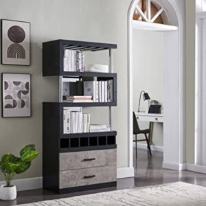 Home Source Jill Zarin Contemporary Bar Cabinet Black