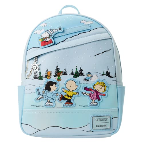 Loungefly Charlie Brown Ice Skating Double Strap Shoulder Bag