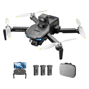 sikiwind rc drone, remote control quadcopter with 4k hd eis dual camera gps 4ch, remote control drone brushless motor aerial photography 6-axis gyroscope toys for kids