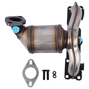 geluoxi front manifold catalytic converter compatible with kia optima 2.4l 2009-2015