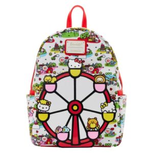 loungefly hello kitty and friends carnival double strap shoulder bag