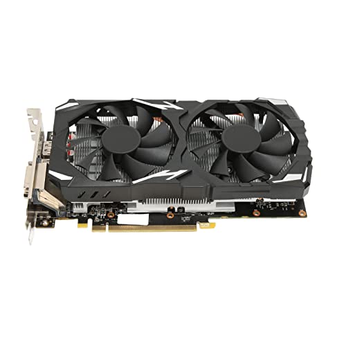 AMD Radeon RX 580 8GB GDDR5 256bit Gaming Graphics Card 8K 7000MHz 16 PCI Express 3.0 Video Card with Dual Cooling Fans, DP/HDML/DVI (2048SP Versions)