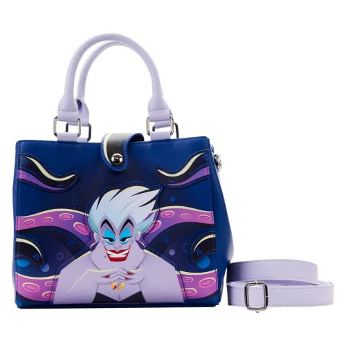 Loungefly The Little Mermaid Ursula Plotting Glow Crossbody Bag, Multicolored