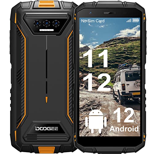 Rugged Smartphone 2023,DOOGEE S41, 4G Dual Sim Rugged Phones Android 12, 6300mAh Battery, 5.5" HD Screen Rugged Cell Phones, 6GB+16GB SD 1TB, IP68 Waterproof Outdoor Military Grade Android Phone, GPS