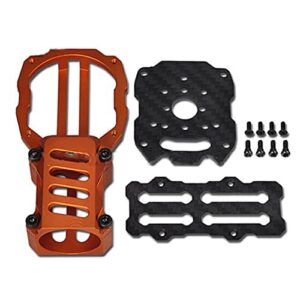 zhipaiji rc drone mount 25mm metal multicopter motor seat quadrocopter kit for tarot 810/960 t18 tarot 25mm carbon helicopter engine mount (color : orange)