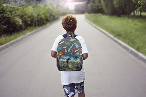 Trail maker Picture Changing Lenticular Dinosaur Backpack for Boys – Elementary and Middle School Hologram Backpack (Dinos 4)