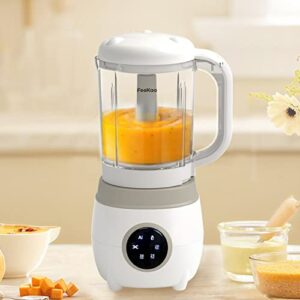 feekaa baby food blender, baby food maker steamer and blender, 6 in 1 puree maker 20oz warmer mills machine, self cleans, auto cooking, gift for baby shower, mom, kids