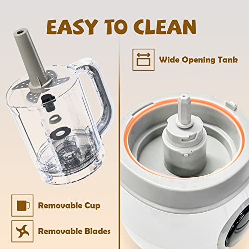 Feekaa Baby Food Blender, Baby Food Maker Steamer and Blender, 6 in 1 Puree Maker 20OZ Warmer Mills Machine, Self Cleans, Auto Cooking, Gift for Baby Shower, Mom, Kids