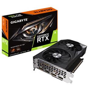 Gigabyte GeForce RTX 3060 WINDFORCE OC 12G Graphics Card, 2X WINDFORCE Fans, 12GB 192-bit GDDR6, GV-N3060WF2OC-12GD Video Card