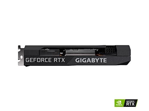 Gigabyte GeForce RTX 3060 WINDFORCE OC 12G Graphics Card, 2X WINDFORCE Fans, 12GB 192-bit GDDR6, GV-N3060WF2OC-12GD Video Card