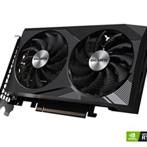 Gigabyte GeForce RTX 3060 WINDFORCE OC 12G Graphics Card, 2X WINDFORCE Fans, 12GB 192-bit GDDR6, GV-N3060WF2OC-12GD Video Card