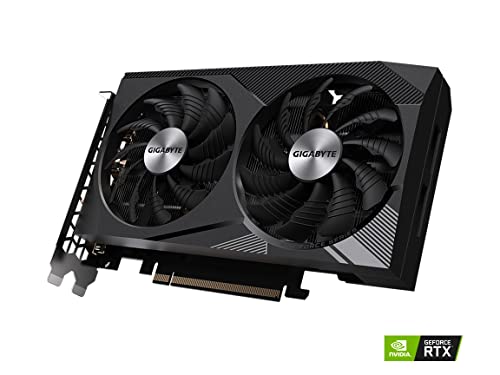 Gigabyte GeForce RTX 3060 WINDFORCE OC 12G Graphics Card, 2X WINDFORCE Fans, 12GB 192-bit GDDR6, GV-N3060WF2OC-12GD Video Card