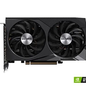 Gigabyte GeForce RTX 3060 WINDFORCE OC 12G Graphics Card, 2X WINDFORCE Fans, 12GB 192-bit GDDR6, GV-N3060WF2OC-12GD Video Card