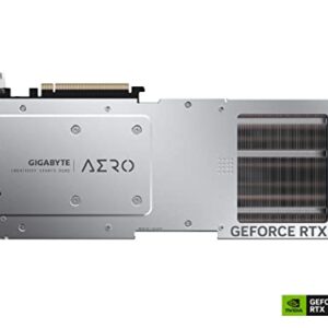 Gigabyte GV-N4080AERO OC-16GD GeForce RTX 4080 16GB AERO OC Graphics Card, 3X WINDFORCE Fans, 16GB 256-bit GDDR6X, Video Card