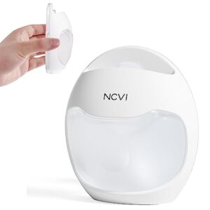 ncvi breast milk collector, milk catcher, breast shells protect sore nipples for breastfeeding, reusable breastmilk saver, wearable nursing cups, letdown catch discreet, bpa free, 2.3oz/70ml, 1pic