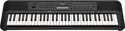 YAMAHA, 61-Key PSR-E273 Portable Keyboard with PA130 Power Adapter, Black