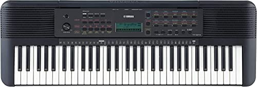 YAMAHA, 61-Key PSR-E273 Portable Keyboard with PA130 Power Adapter, Black