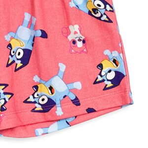 Bluey Polly Puppy Infant Baby Girls French Terry Sleeveless Romper Pink 12-18 Months