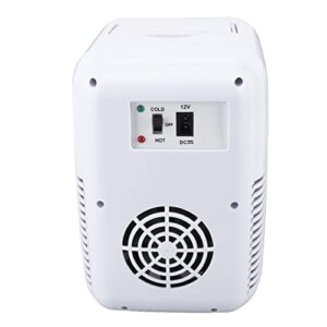 Haofy Car Refrigerator, Fast Cooling Small Portable Mini Refrigerator 4 (White)