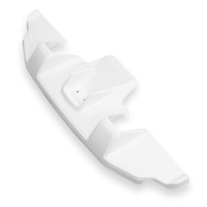 stio gokart kit front wing compatible with ninebot by segway go kart kit refit smart scooter parts front bumper plastic protection replacements gokart original accessories (white)