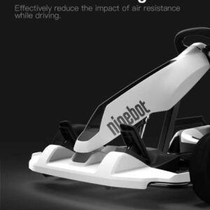 stio GoKart Kit Front Wing Compatible with Ninebot by Segway Go Kart Kit Refit Smart Scooter Parts Front Bumper Plastic Protection Replacements GoKart Original Accessories (White)